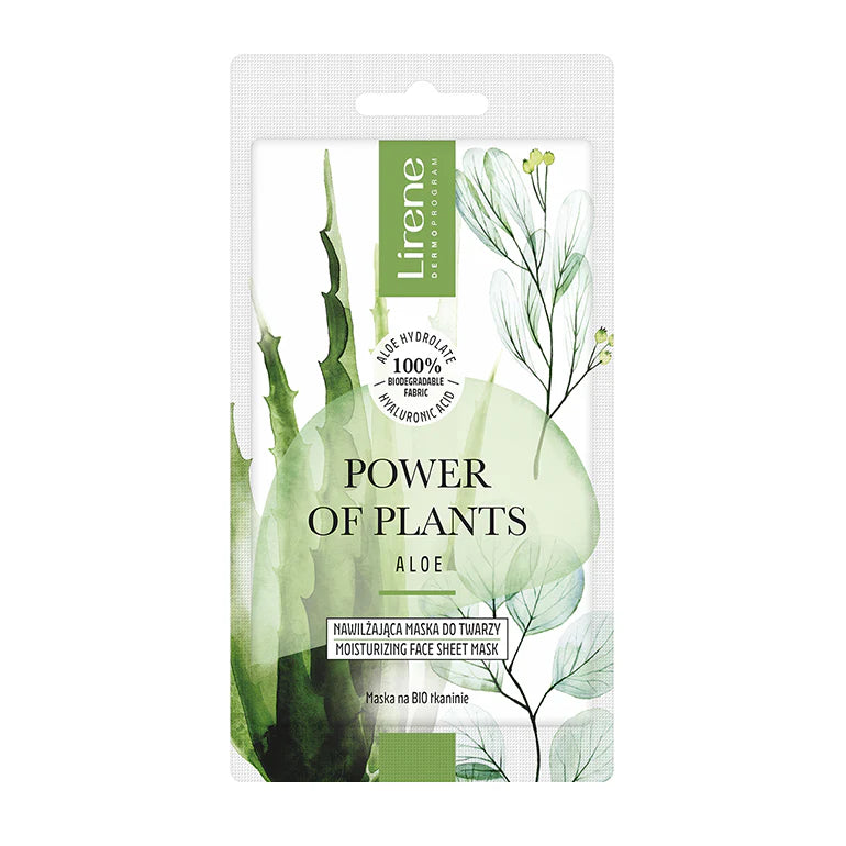 Masca faciala cu efect hidratant - Extract de Aloe, 17g