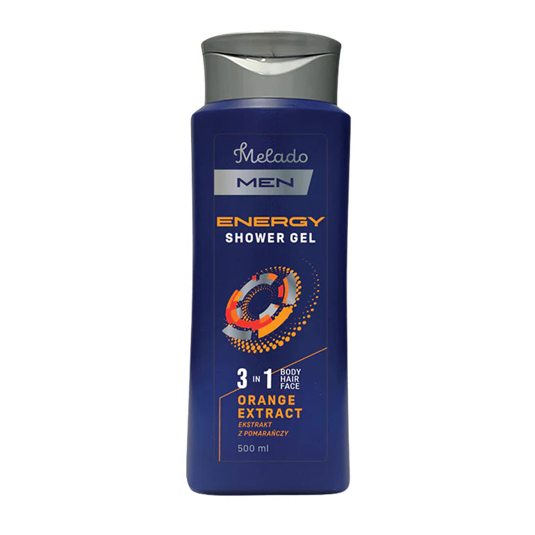 Melado-Gel de dus MEN FRESH 3in1 cu portocale 500ml