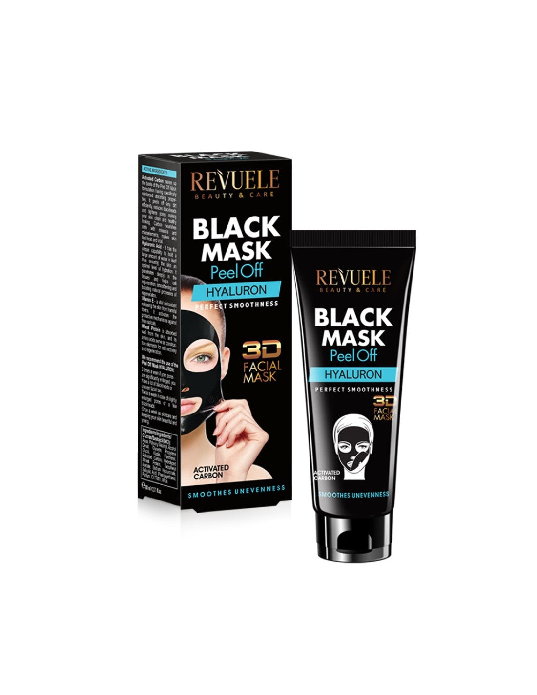 Revuele Black Mask Peel Off Hyaluron 80 ml