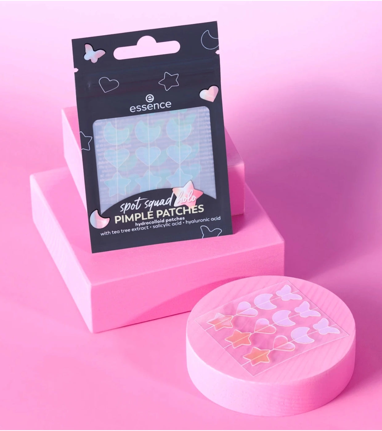 essence - Plasturi pentru cosuri Spot squad holo PIMPLE PATCHES 10 - Starlight Vibes, 24 buc