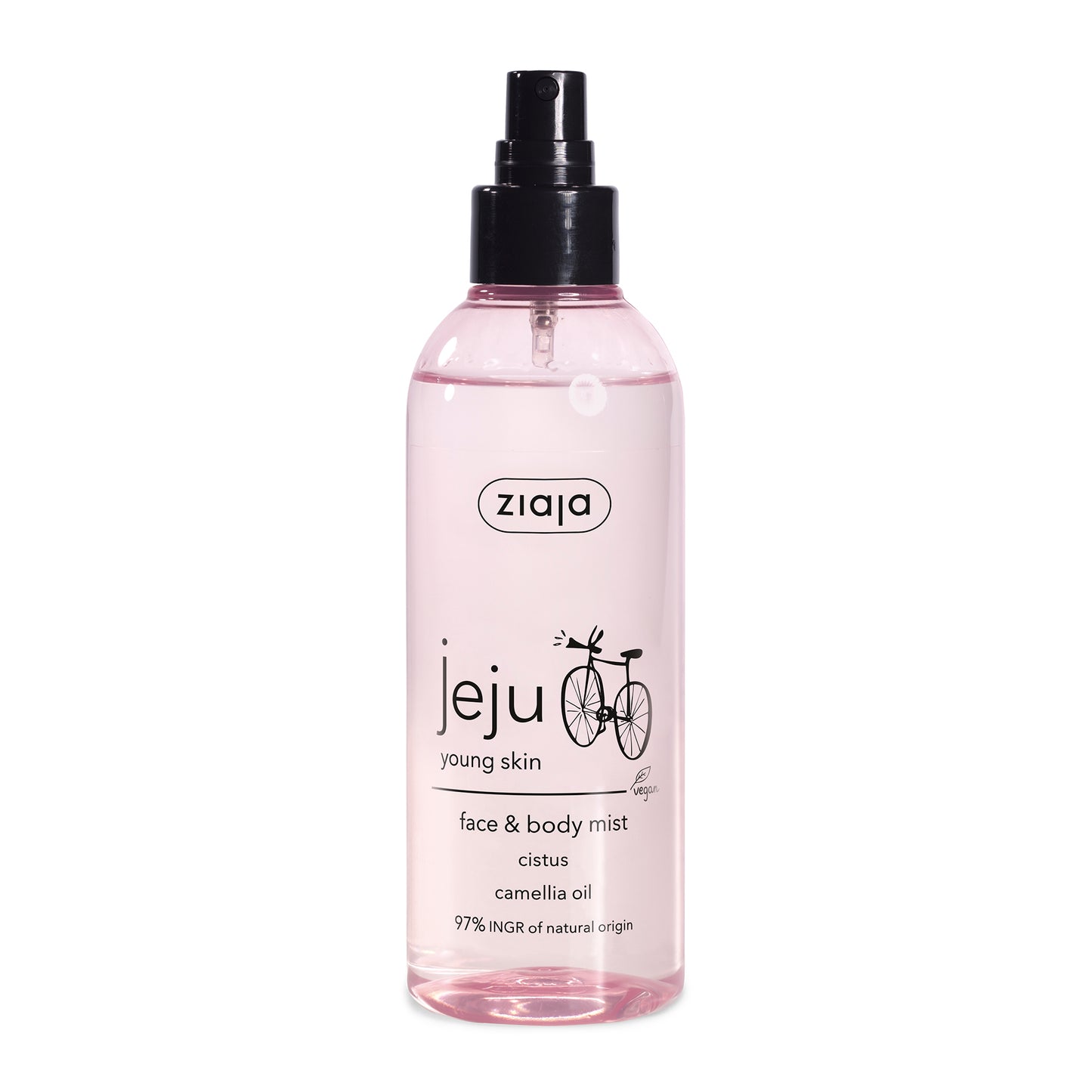 Ziaja Jeju Pink - Spray pentru fata si corp, 200 ml