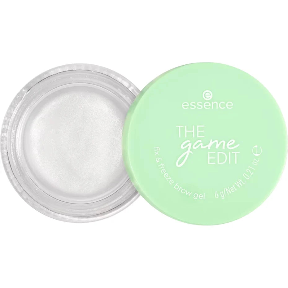 essence THE game EDIT fix & freeze brow gel 01