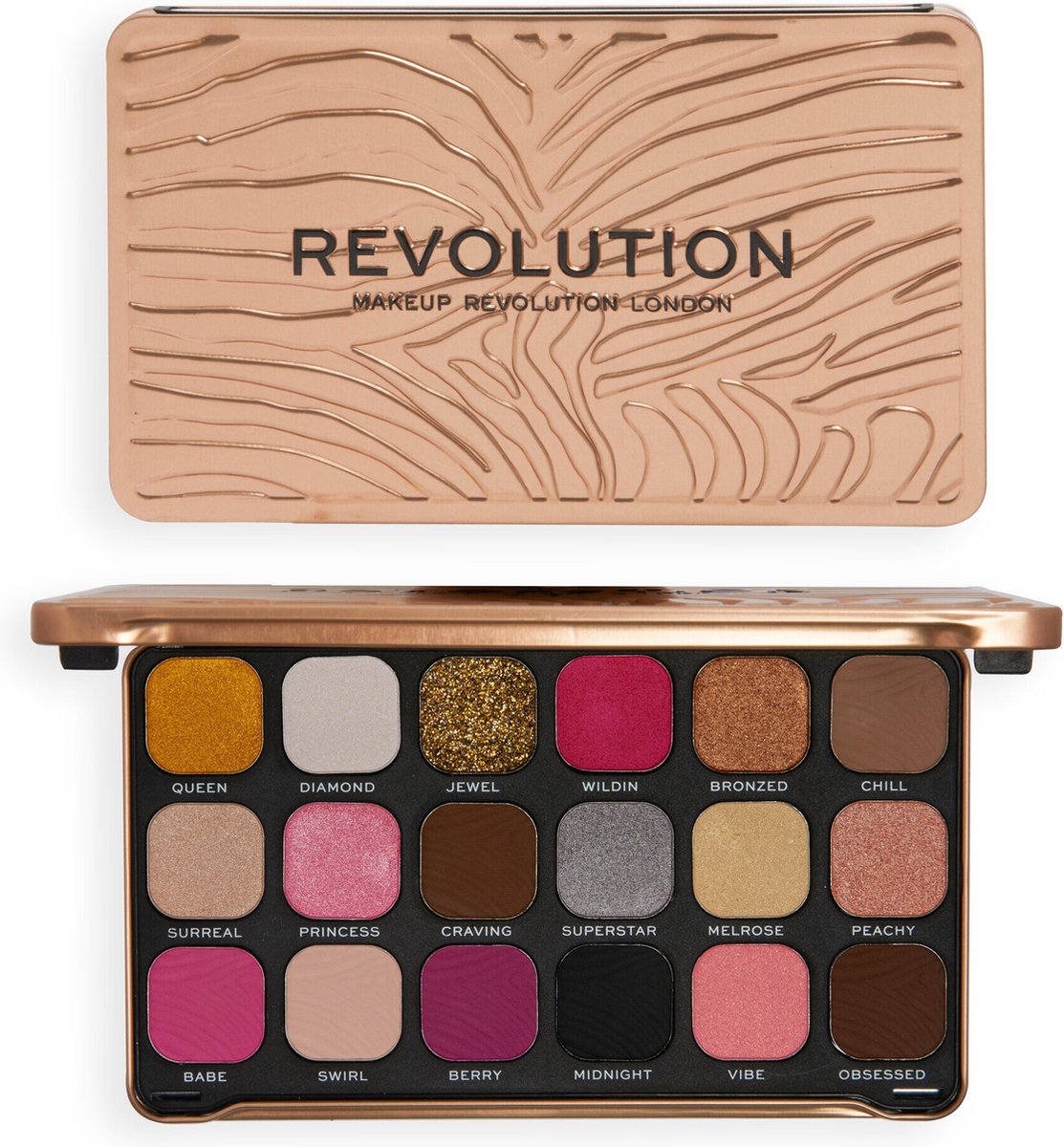 Revolution Forever Flawless Shadow Palette Bare Pink