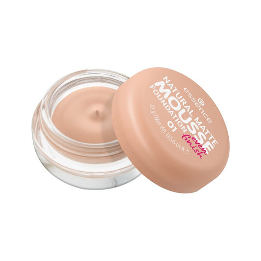 essence NATURAL MATTE MOUSSE FOUNDATION 01, 16g