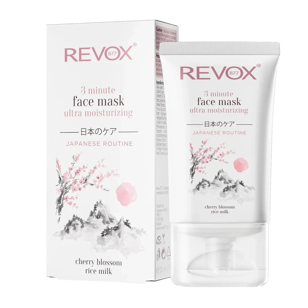 Revox Japanese Ritual 3 Minute Ultra Moisturizing Face Mask 30ml