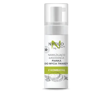 Natigo by Nature - Spuma curatare faciala hidratanta si calmanta cu extract de Kombucha - 98% natural, 150ml
