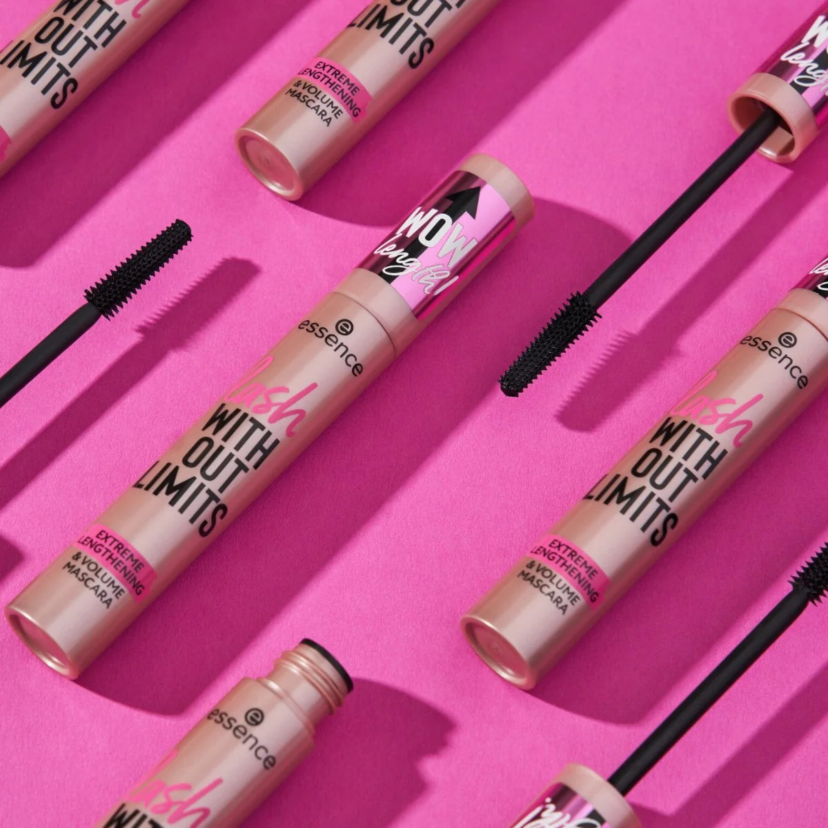 essence lash WITHOUT LIMITS EXTREME LENGTHENING & VOLUME MASCARA 01, 13 ml