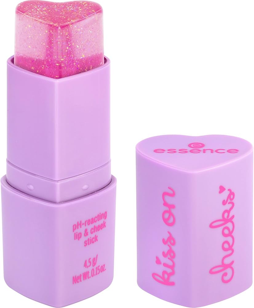 essence kiss on cheeks stick reactiv cu pH-ul pentru buze și obraz