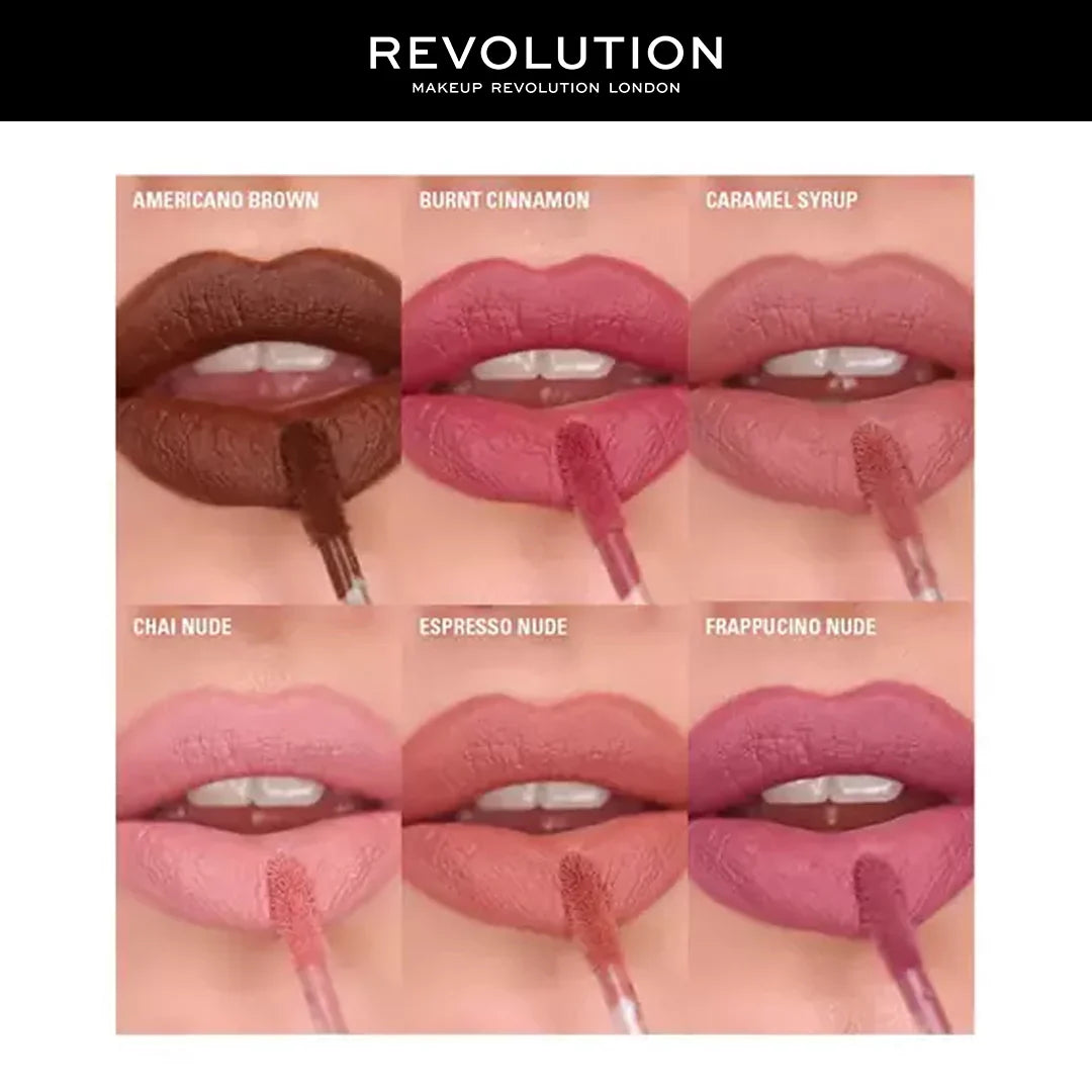 Revolution IRL Whipped Lip Crème Burnt Cinnamon, 1.8 ml