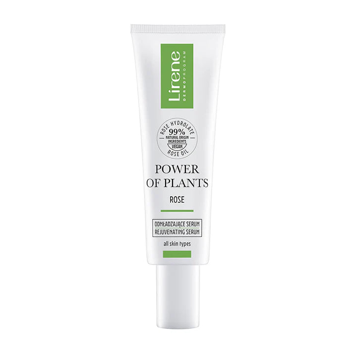 LIRENE POWER OF PLANTS - TRANDAFIR - Ser facial cu efect de lifting instant, 30ml