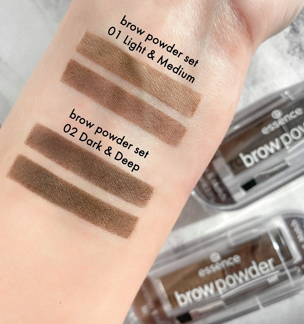 essence brow powder set 01, 2.3g