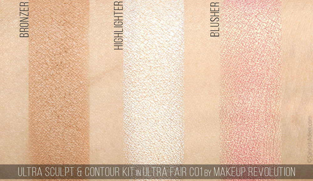 Revolution Ultra Sculpt & Contour kit Ultra Fair C01, 11 g