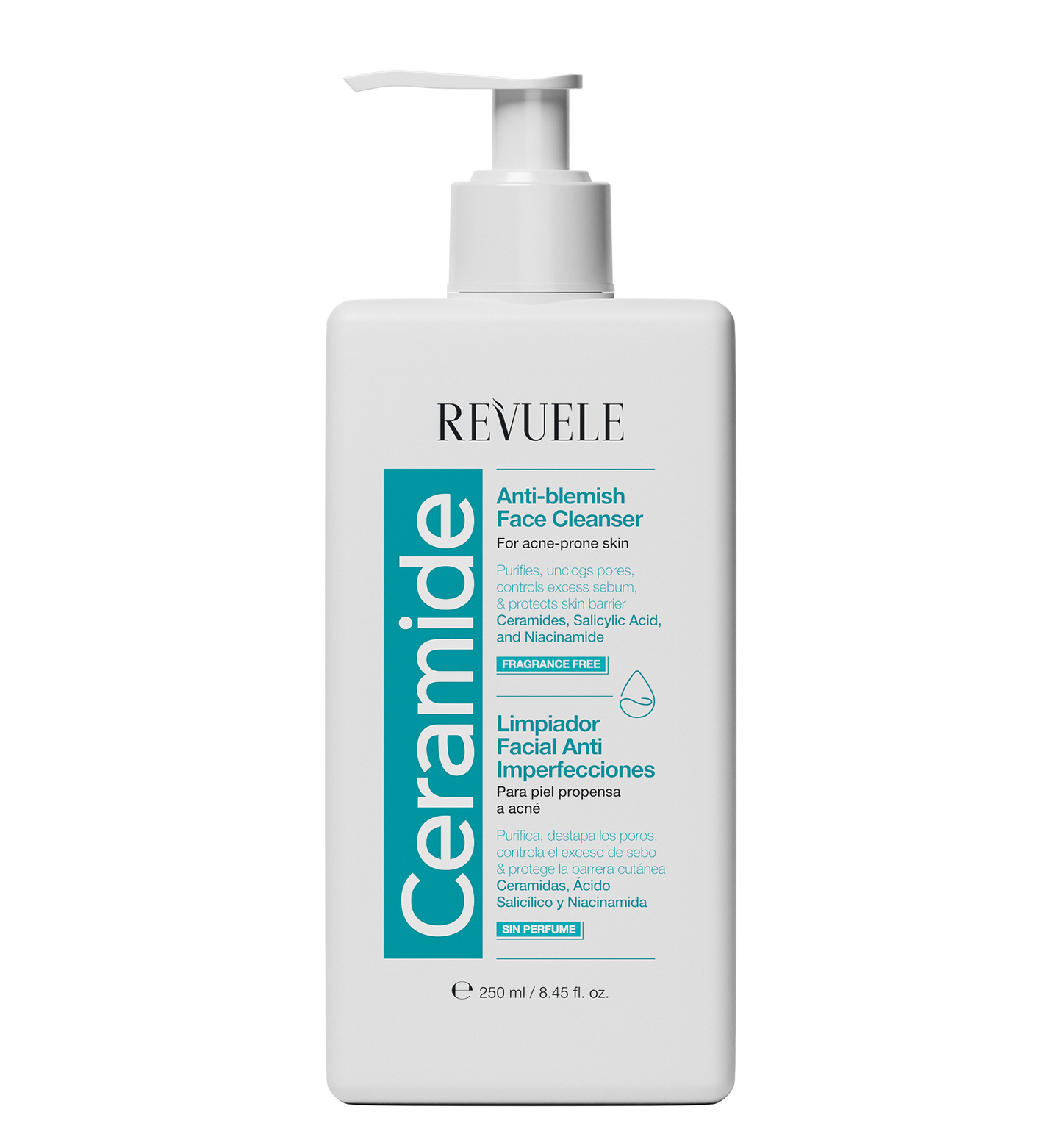 REVUELE gel de curatare anti imperfectiuni ten, 250 ml