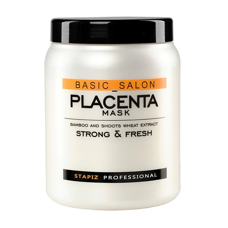 Basic Salon - Masca par PLACENTA bambus - hranitoare, 1000ml
