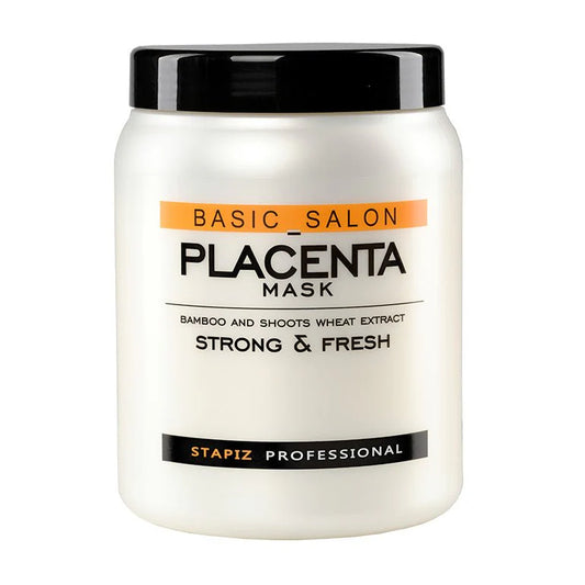 Basic Salon - Masca par PLACENTA bambus - hranitoare, 1000ml