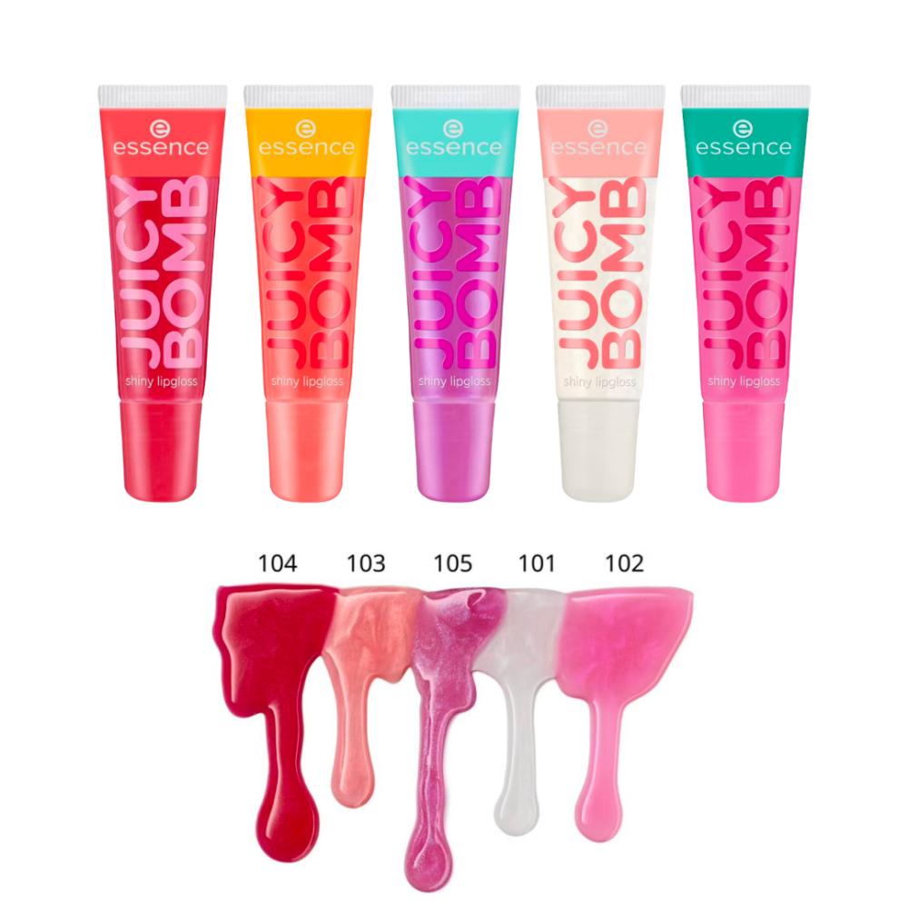 essence JUICY BOMB shiny lipgloss 101, 10 ml