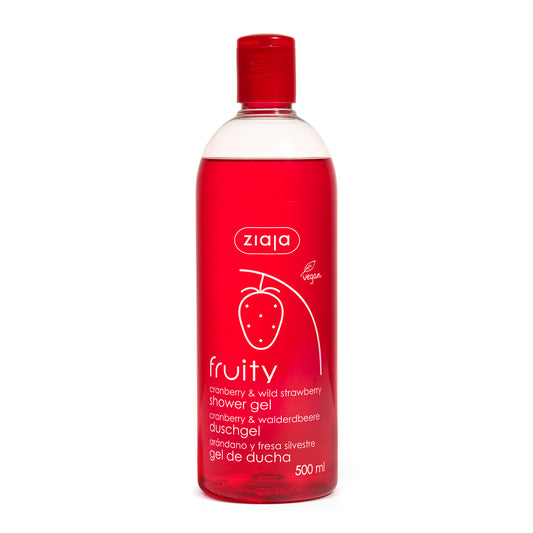 Ziaja Fruity - Gel de dus merisoare si capsuni salbatice, 500 ml