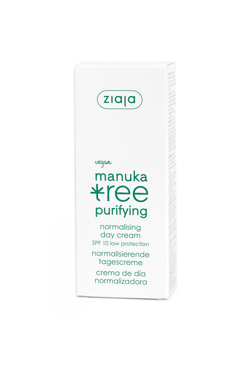 Ziaja Manuka Tree - Crema normalizatoare de zi  SPF 10, 50 ml