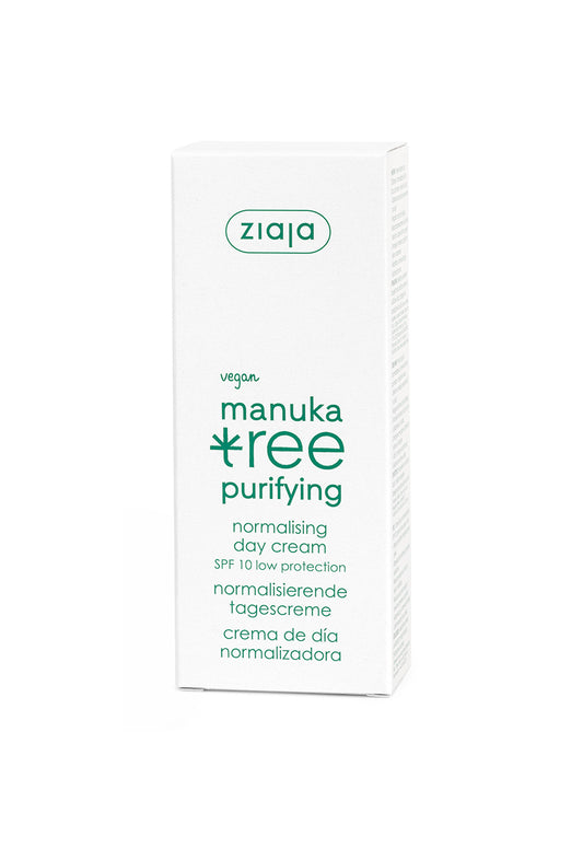 Ziaja Manuka Tree - Crema normalizatoare de zi  SPF 10, 50 ml