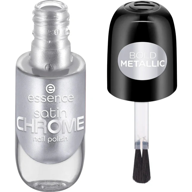 essence satin CHROME nail polish 01