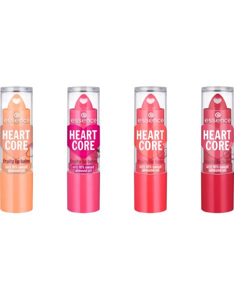 essence HEART CORE fruity lip balm 01, 3g