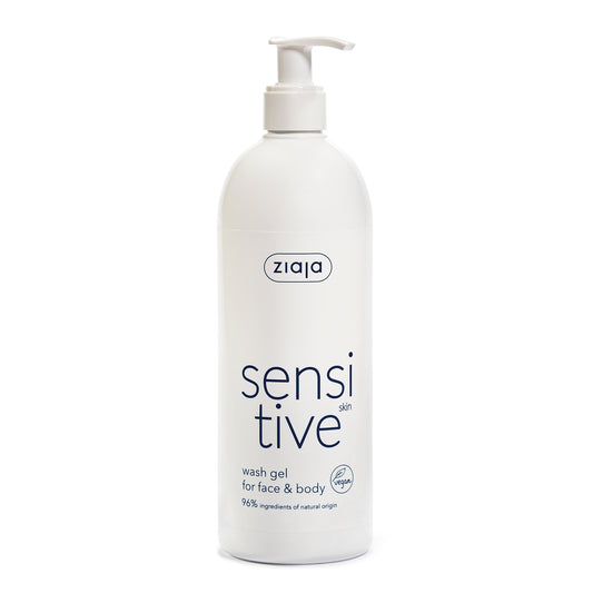 Ziaja Sensitive - Gel de curatare cremos pentru  fata si corp, 400 ml