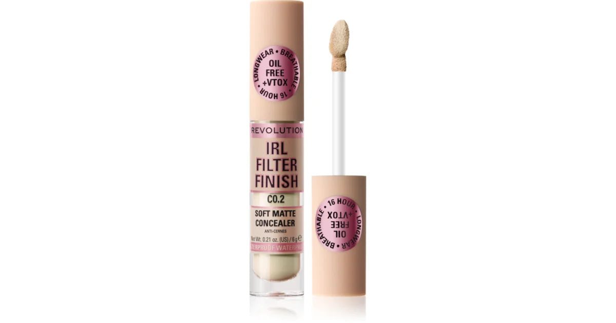 Revolution IRL Filter Finish Concealer C2, 6g