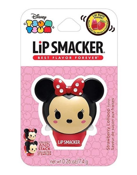 Lip Smacker Balsam de Buze Tsum Tsum Minnie Strawberry Lollipop 7.4g