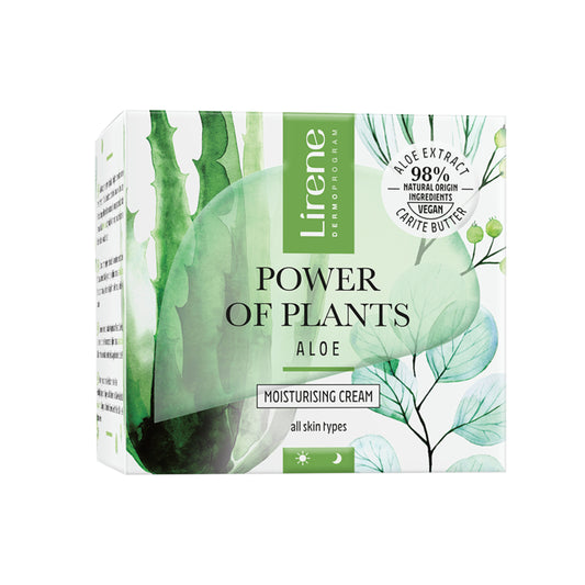 Lirene Power of Plants-ALOE-Crema hidratanta pentru zi si noapte, 50ml