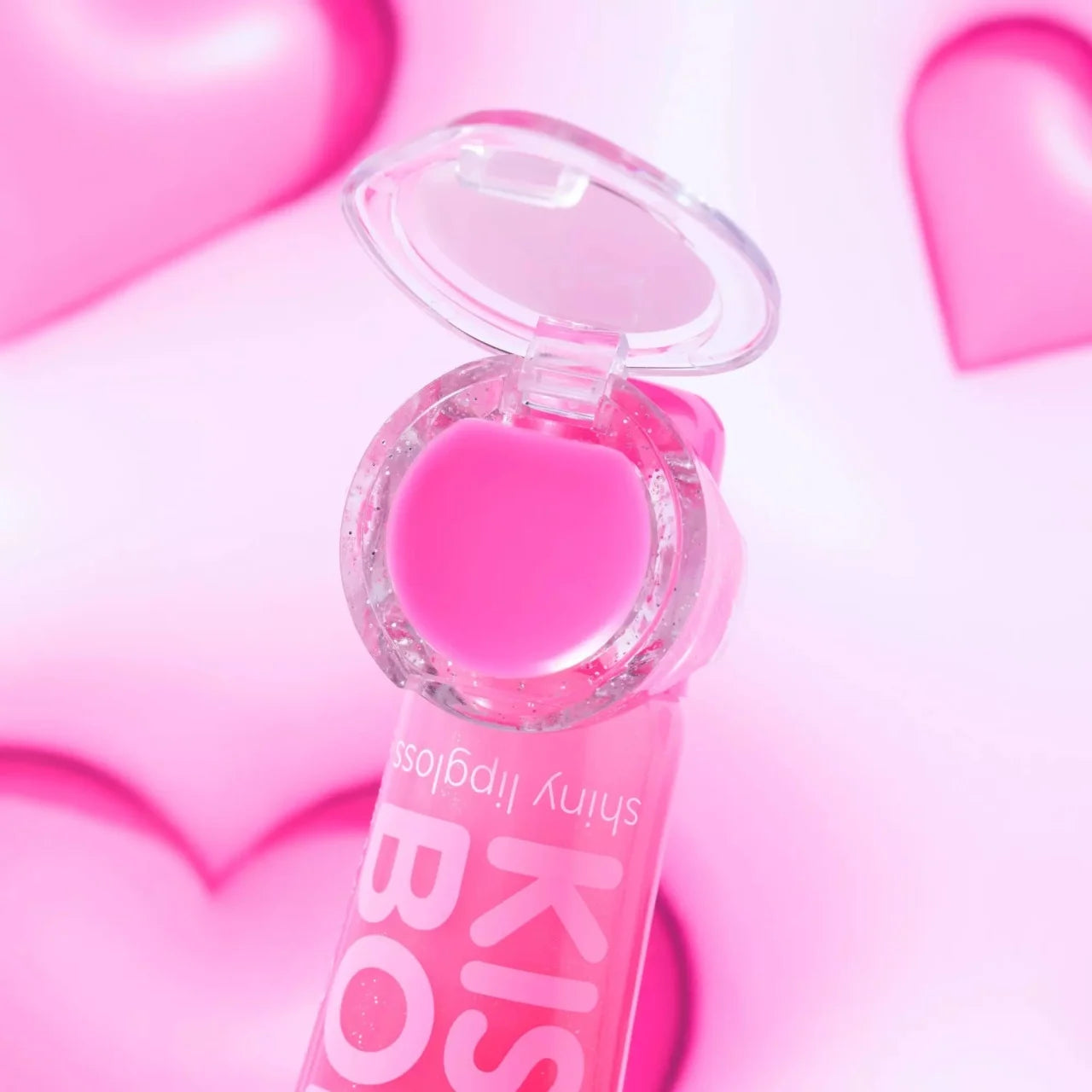 Luciu de buze duo stralucitor & balsam KISS BOMB Strawberry Sweetie! 01– Essence