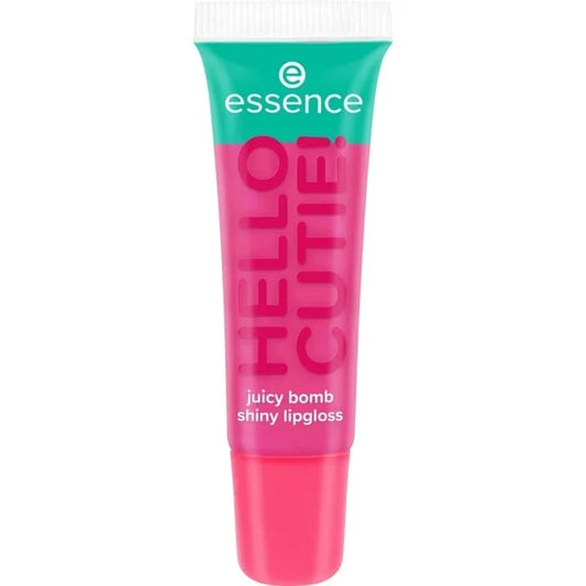 essence - SAY IT WITH JUICY juicy bomb shiny lipgloss 02 HELLO CUTIE! - Witty Watermelon, 10 ml