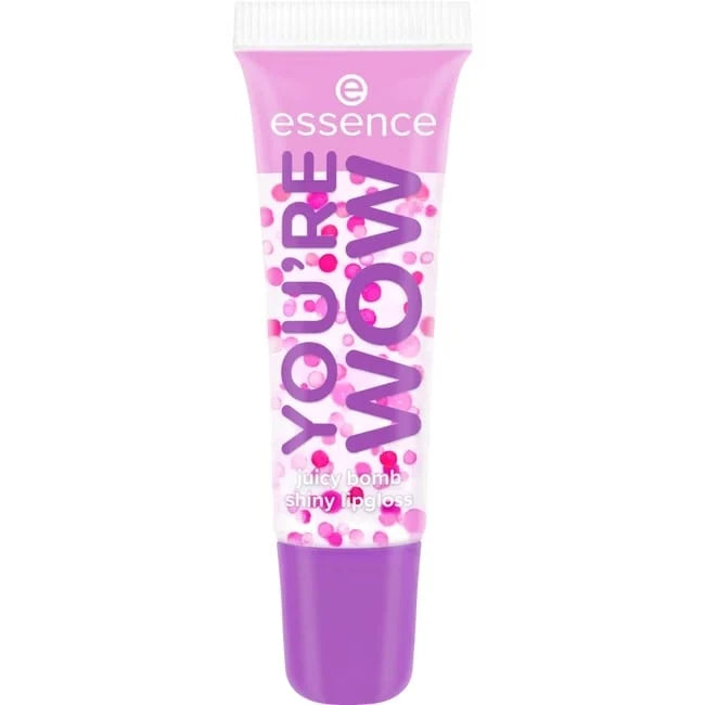 essence - SAY IT WITH JUICY juicy bomb shiny lipgloss 04 YOURE WOW  - Strawberry Splash, 10 ml
