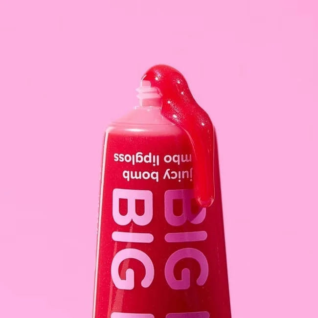 essence - SAY IT WITH JUICY juicy bomb jumbo lipgloss 01 BIG HUG - Poppin Pomegranate, 30 ml