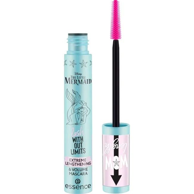 essence - Disney THE LITTLE MERMAID Mascara lash WITHOUT LIMITS EXTREME LENGTHENING & VOLUME MASCA