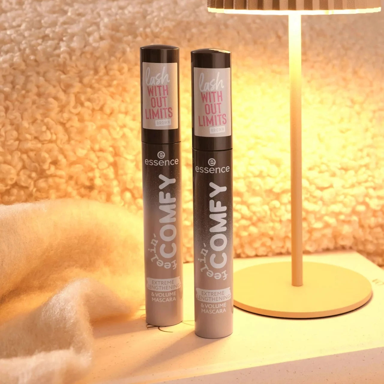 essence feelin' comfy lash WITHOUT LIMITS BROWN EXTREME LENGTHENING & VOLUME MASCARA 01