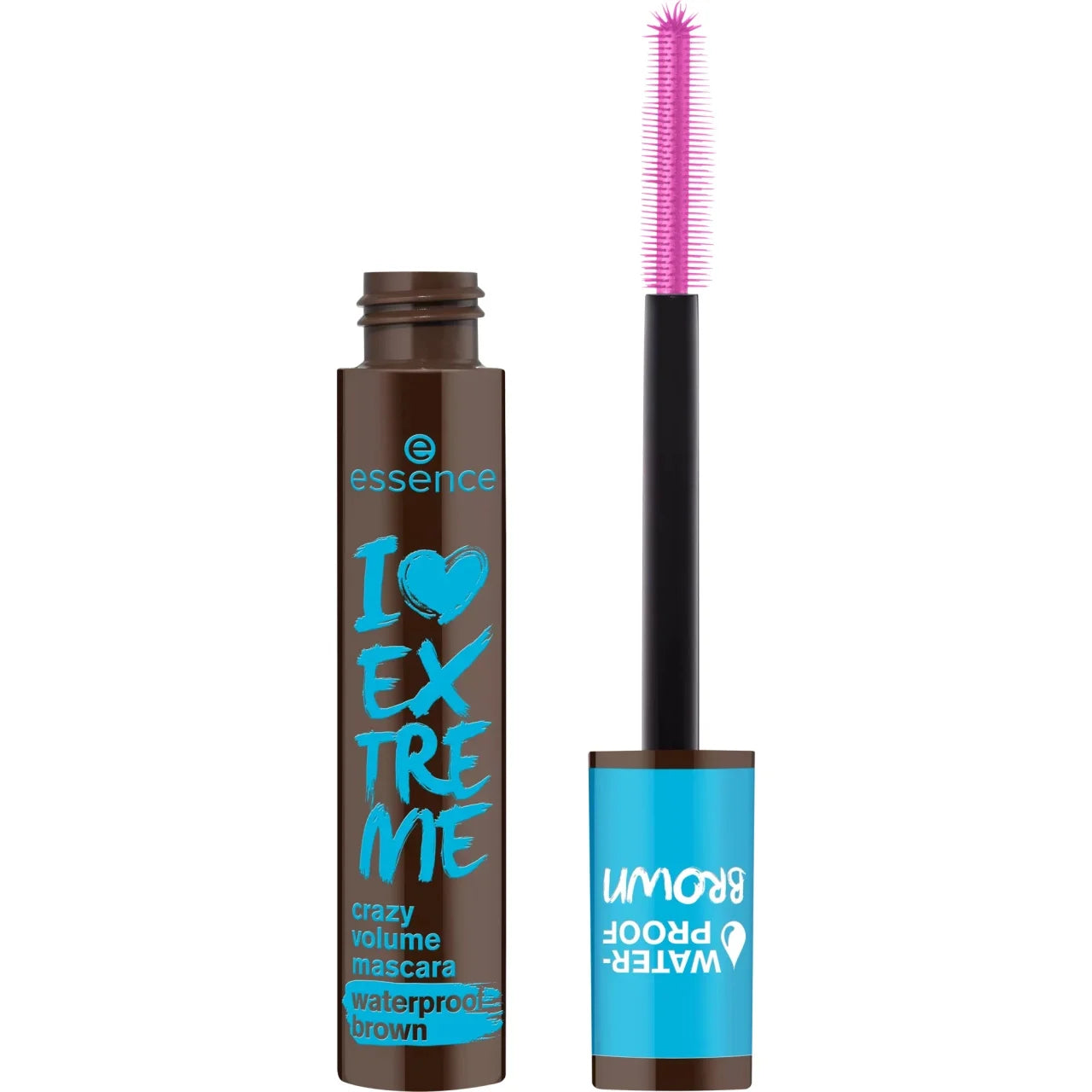 essence - Mascara I LOVE EXTREME crazy volume mascara waterproof brown 01 - Cozy Brown