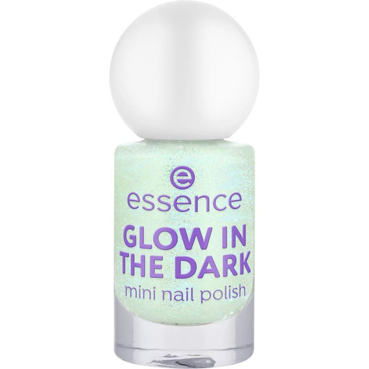 essence GLOW IN THE DARK mini nail polish 01