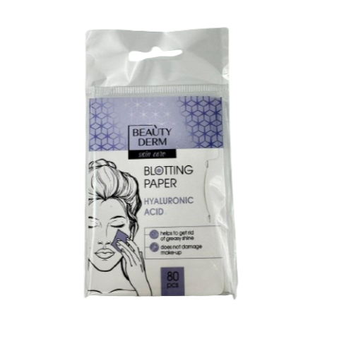 Servetele matifiate sebum, acid hialuronic, 80buc