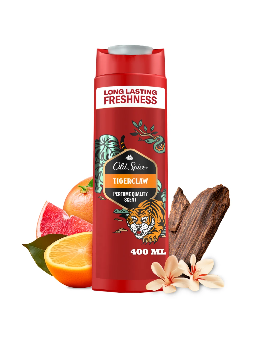Old Spice Gel Dus 400ml Tiger Claw