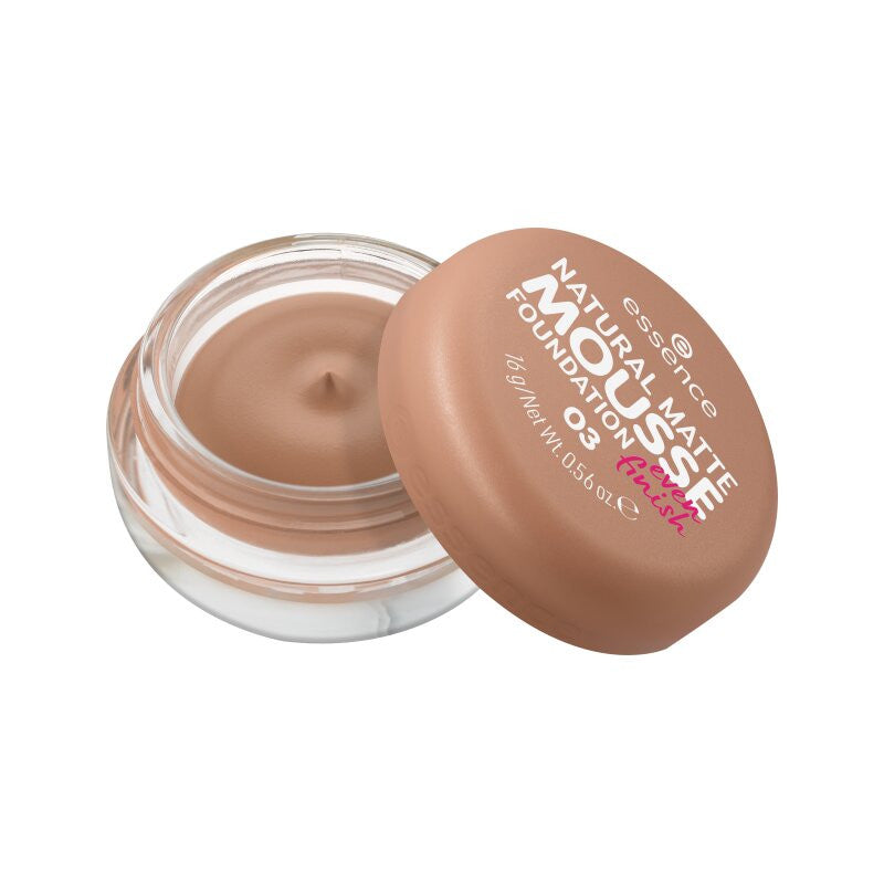 essence NATURAL MATTE MOUSSE FOUNDATION 01, 16g