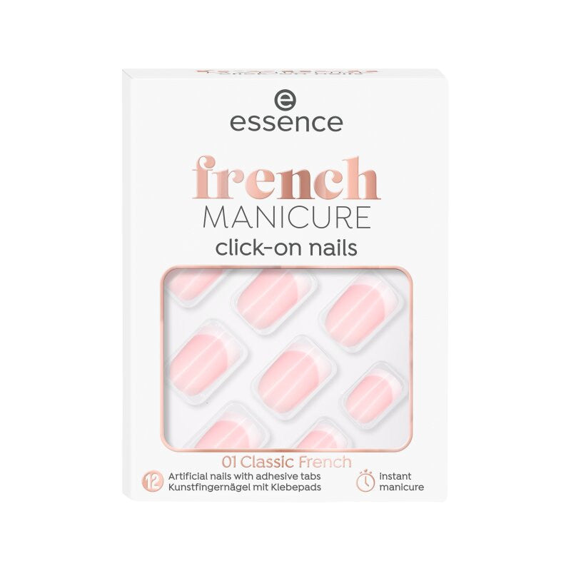 essence french MANICURE click-on nails 01
