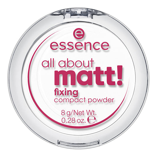 essence all about matt! fixing compact powder, 8g