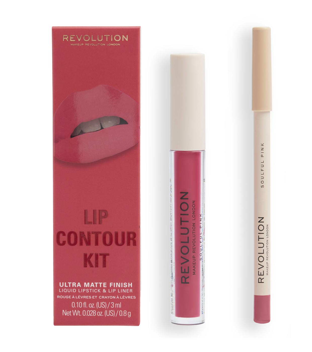 Revolution Lip Contour Kit Queen 1g+3ml