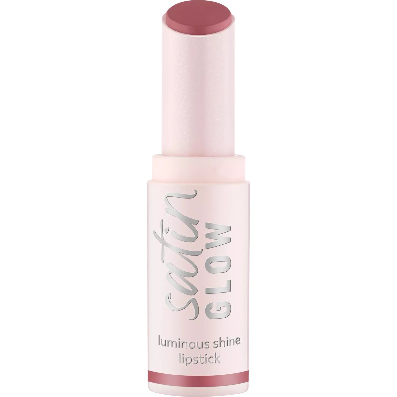 essence satin GLOW luminous shine lipstick 01
