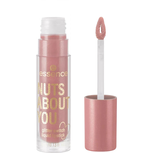 essence NUTS ABOUT YOU glitter switch liquid lipstick 01