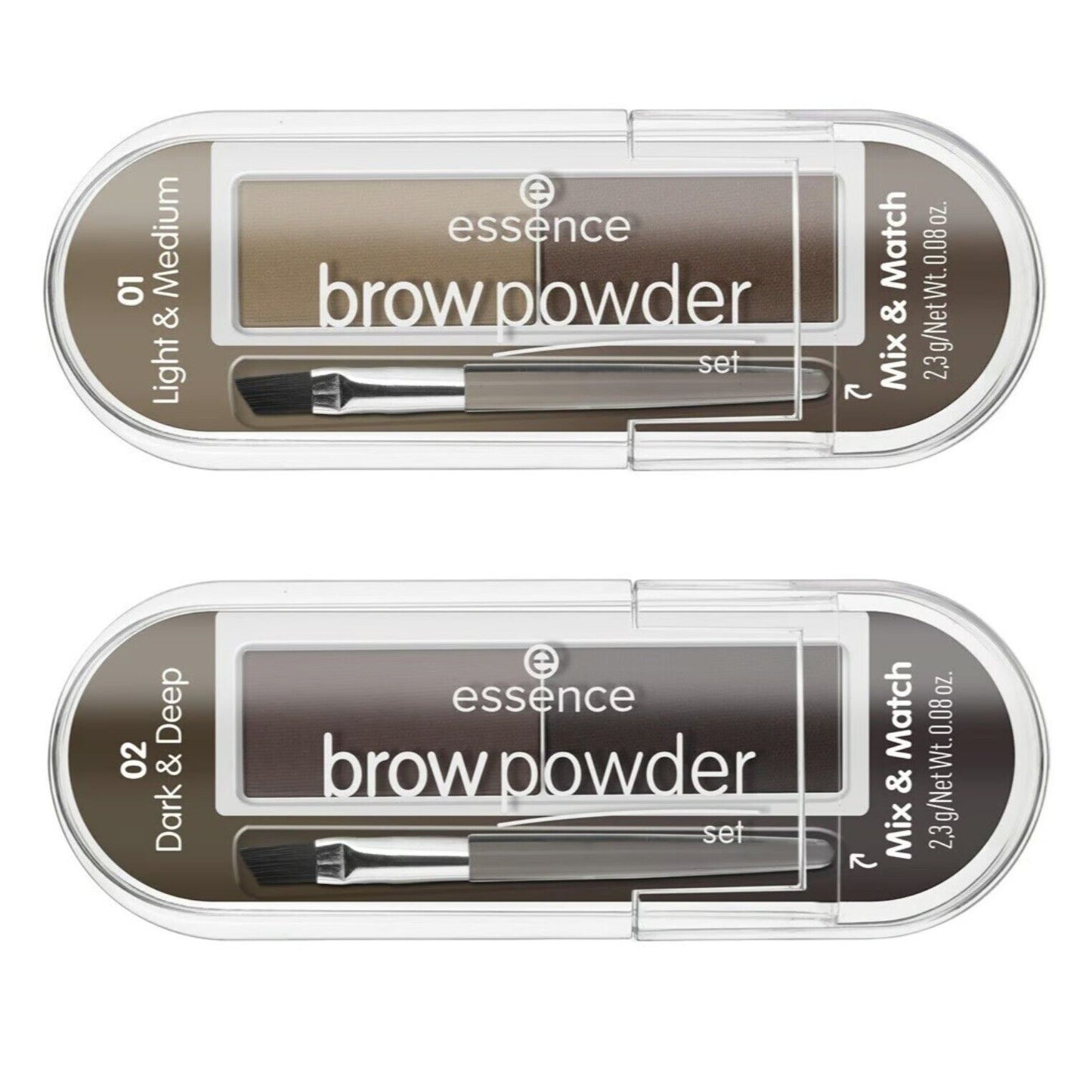 essence brow powder set 01, 2.3g
