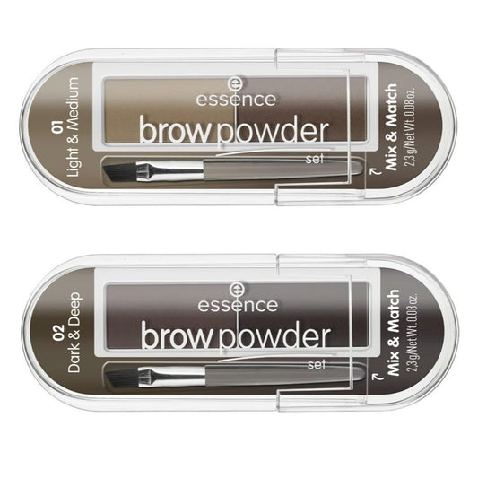 essence brow powder set 01, 2.3g