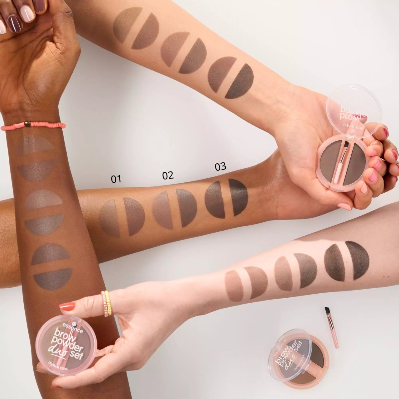 essence brow powder duo set 01