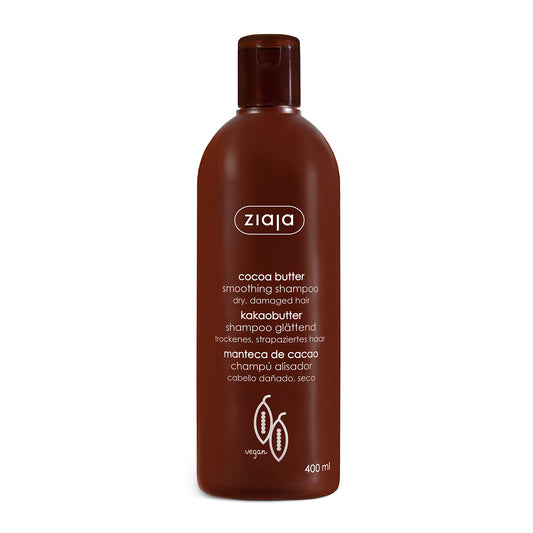 Ziaja Cocoa Butter - Sampon pentru netezire cu unt de cacao, 400 ml