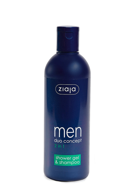 Ziaja Men - Gel de dus & sampon 2 in 1, 300 ml